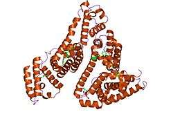 2i2z: Human serum albumin complexed with myristate and aspirin
