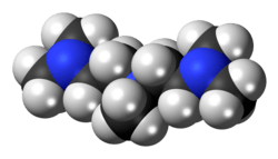Spacefill model of PMDTA