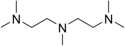 Skeletal formula of PMDTA