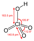 Perchloric acid Hydroxidotrioxidochlorine