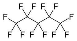 Structural formula of perflenapent