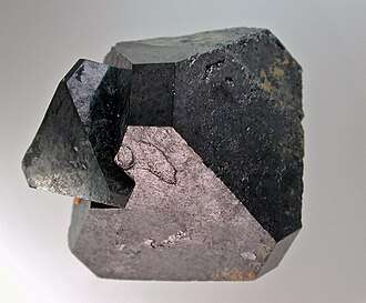 Perovskite mineral crystal