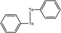 Chemical structure of diphenyl ditelluride
