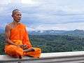 Theravada monk of Thai ethnicity from Thailand