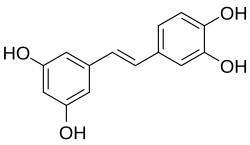 Piceatannol, an antioxidant found in some red wines.