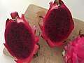Red pitaya, also called dragon fruit, rich in betalains