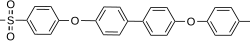 Strukturformel von Polyphenylensulfon (PPSU).