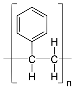 Repeating unit of PS polymer chain