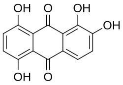 Skeletal formula of quinalizarin