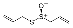 Structural formula of R-allicin
