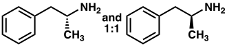 Graphical representation of Amphetamine stereoisomers