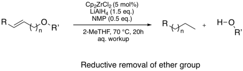 Reductive removal of ether group