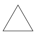 Cyclopropane - skeletal formula