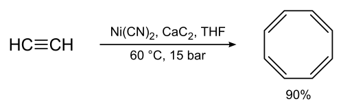 Reppe's synthesis of cyclooctatetraene