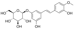 Chemical structure of rhaponticin