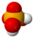 Space-filling model of selenic acid