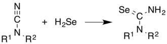 Selenourea reaction