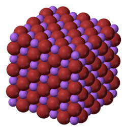 3D model of sodium bromide