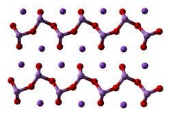 Catena-arsenite chains