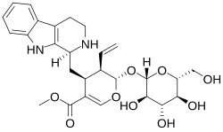 Structure of strictosidine