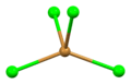 Distorted tetrahedral coordination geometry of bromine number 2