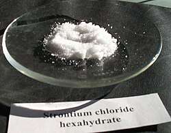 Strontium chloride hexahydrate