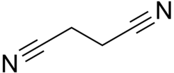 Skeletal formula of succinonitrile