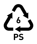 The resin identification code symbol for polystyrene