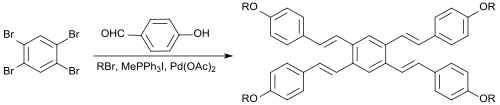 Synthese eines symmetrischer Tetraalkoxystilbens