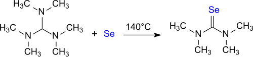 Synthesis of tetramethylselenourea with TDAM