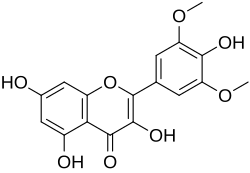Chemical structure of syringetin