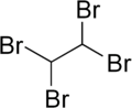 Seletal formula of tetrabromoethane