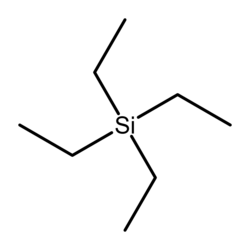Tetraethylsilane molecule