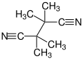 Partially condensed, skeletal formula of tetramethylsuccinonitrile