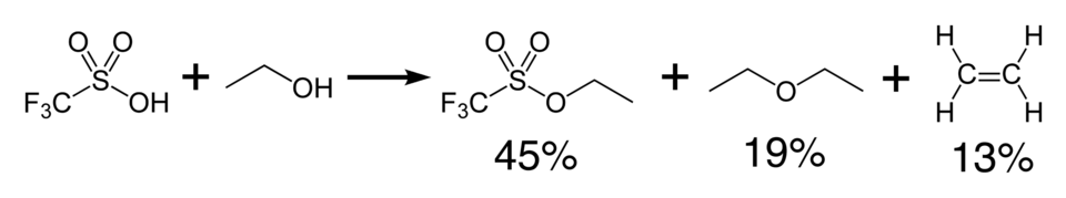 triflic acid condensation reaction