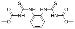 Chemical structure of thiophanate-methyl