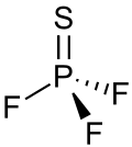 Skeletal formula of thiophosphoryl fluoride