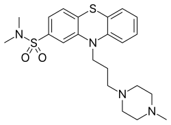 Chemical structure of Thioproperazine