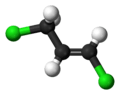 Ball-and-stick model of the trans isomer