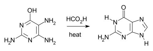 Traube purine synthesis