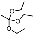 Skeletal formula of Triethylorthoacetate