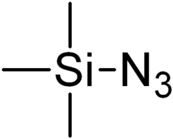 Skeletal formula of Trimethylsilyl azide