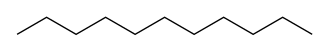 Structural formula of undecane