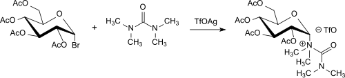 Formation of Uronium salts with Acetobromoglucose and TMU