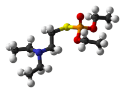 Ball-and-stick model of VG