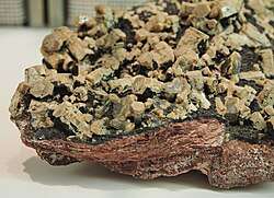 Vanadinite that does not show the characteristic red colour