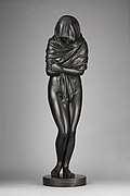 Winter; by Jean-Antoine Houdon; 1787; bronze; 143.5 x 39.1 x 50.5&nbsp;cm, height of the pedestal: 86.4&nbsp;cm; Metropolitan Museum of Art