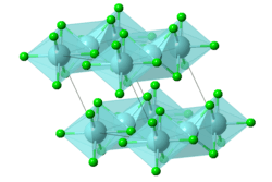 3D model of zirconium(III) chloride