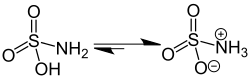 Tautomerism of sulfamic acid