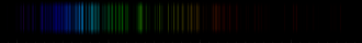Color lines in a spectral range